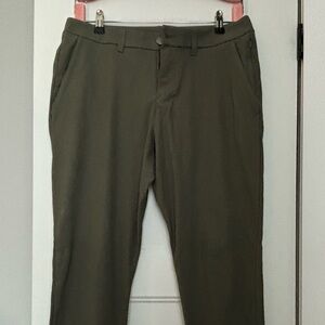 LULULEMON ABC Slim-Fit Trouser 30"L Army Green